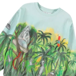 Hot Monti Sweatshirt Jungle Visitors Barn Tröjor & Toppar