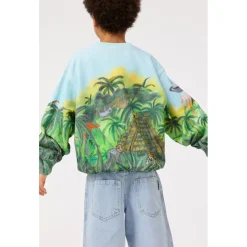 Hot Monti Sweatshirt Jungle Visitors Barn Tröjor & Toppar