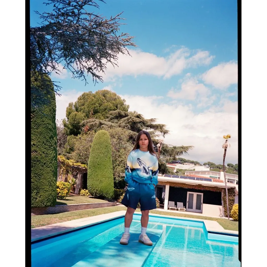 Clearance Monti Sweatshirt Whale Jump Barn Tröjor & Toppar