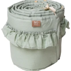 Sale Mood Spjälskydd Säng Volang Sage Green Baby Sova
