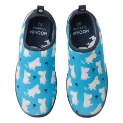 Online Moomin Lean Simskor Turquoise Blue Barn Sandaler