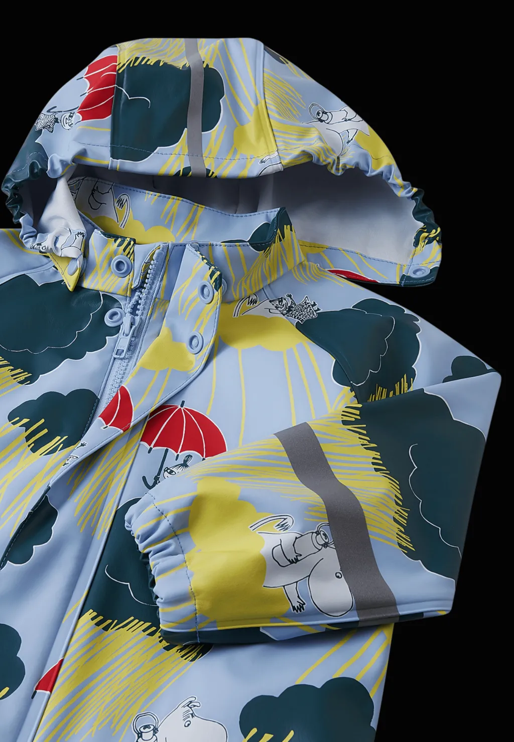 Sale Moomin Plask Regnkläder Airy Blue Regnställ