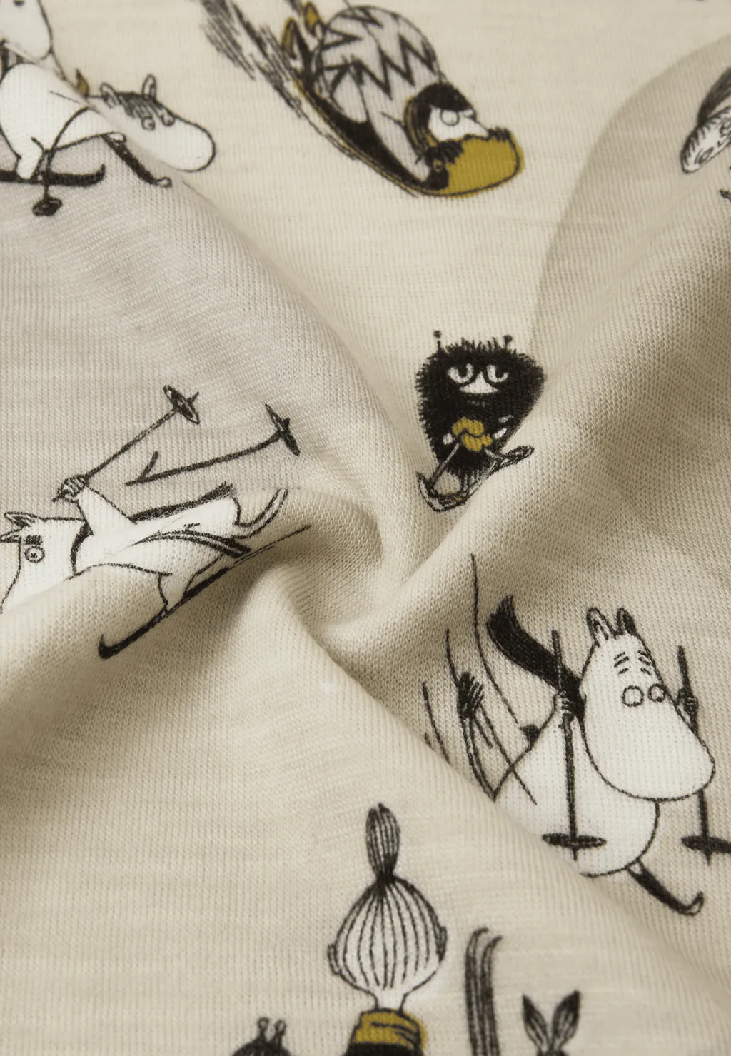 Sale Moomin Trivsam Termisk Uppsättning Sandy Beige Barn Underställ