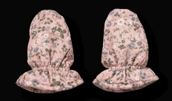 Clearance Muffu Vadderade Babyvantar Rose Powder Flowers Barn Accessoarer