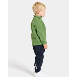 Hot Muskot Kids Fleecejacka Algae Green Barn Fleecekläder