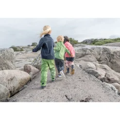 Sale Muskot Kids Fleecejacka Dark Night Blue Barn Fleecekläder