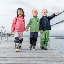 Sale Muskot Kids Fleecejacka Dark Night Blue Barn Fleecekläder