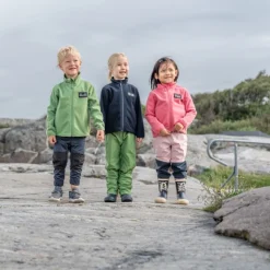 Sale Muskot Kids Fleecejacka Dark Night Blue Barn Fleecekläder