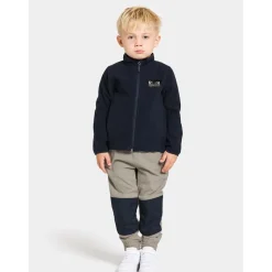 Sale Muskot Kids Fleecejacka Dark Night Blue Barn Fleecekläder