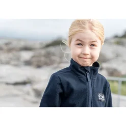 Sale Muskot Kids Fleecejacka Dark Night Blue Barn Fleecekläder