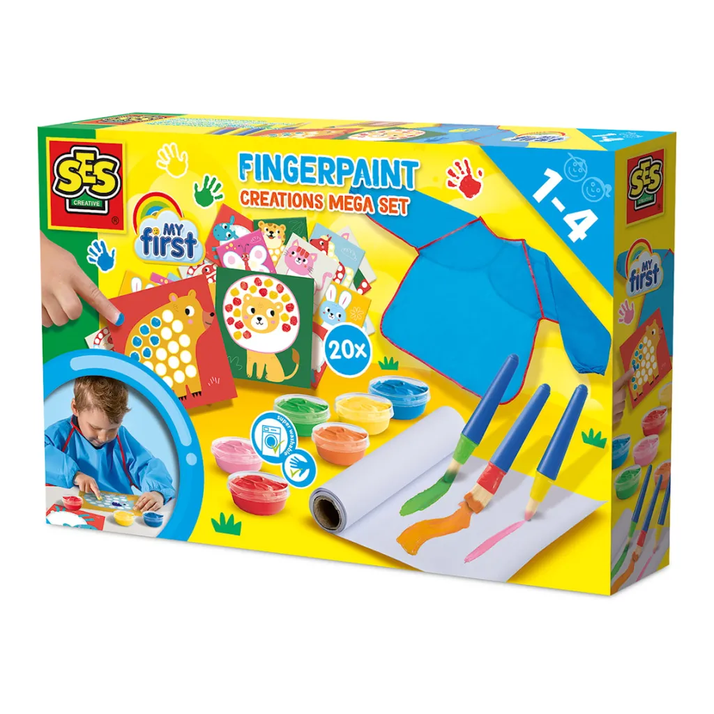 Hot My First Fingermålning Mega Set Kreativitet
