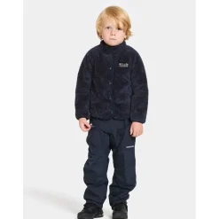 New Mylla Kids Fleecejacka Med Knappar Navy Barn Fleecekläder