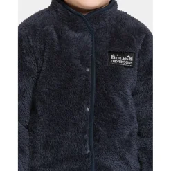 New Mylla Kids Fleecejacka Med Knappar Navy Barn Fleecekläder