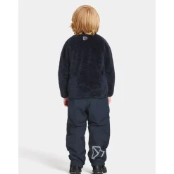 New Mylla Kids Fleecejacka Med Knappar Navy Barn Fleecekläder