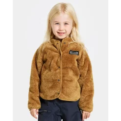 Clearance Mylla Kids Fleecejacka Med Knappar Cumin Barn Fleecekläder