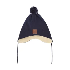 Clearance Narvik Beanie I Ull Navy Barn Accessoarer