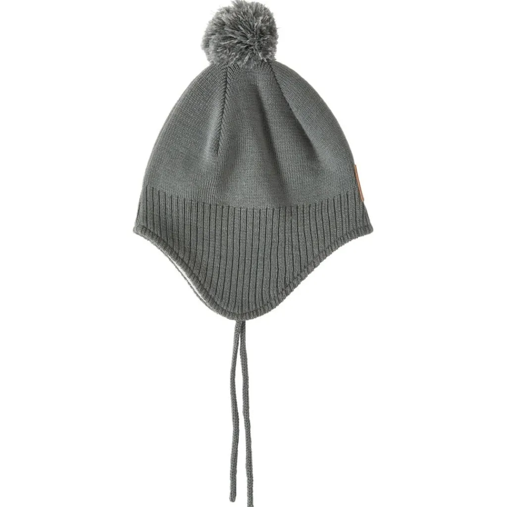 Hot Narvik Helmet Beanie Med Fleecefoder Light Green Barn Accessoarer