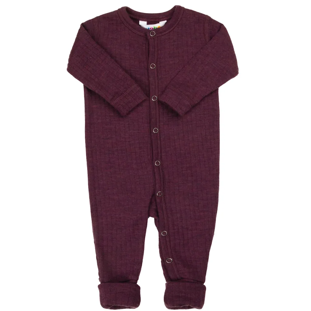 Sale Nattlinne I Ull Med 2 In1 Foot Plum Barn Sovkläder