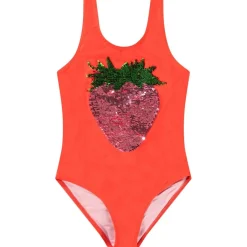 Nika Baddräkt Glitter Strawberry Barn Uv-Kläder & Badkläder