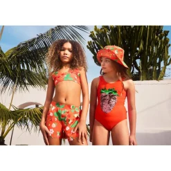 Nika Baddräkt Glitter Strawberry Barn Uv-Kläder & Badkläder