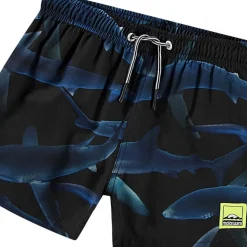 Sale Niko Board Shorts Midnight Sharks Barn Uv-Kläder & Badkläder