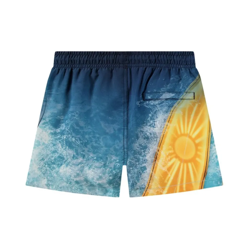 Online Niko Boardshorts Surf Art Blue Chill Barn Uv-Kläder & Badkläder