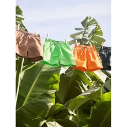 New Niko Solid Board Shorts Wood Green Barn Uv-Kläder & Badkläder