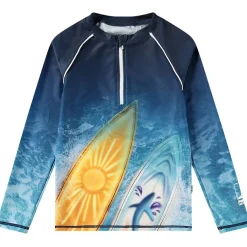 Online Noble T-shirt Surf Art Blue Chill Barn Uv-Kläder & Badkläder