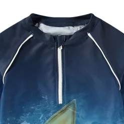 Online Noble T-shirt Surf Art Blue Chill Barn Uv-Kläder & Badkläder