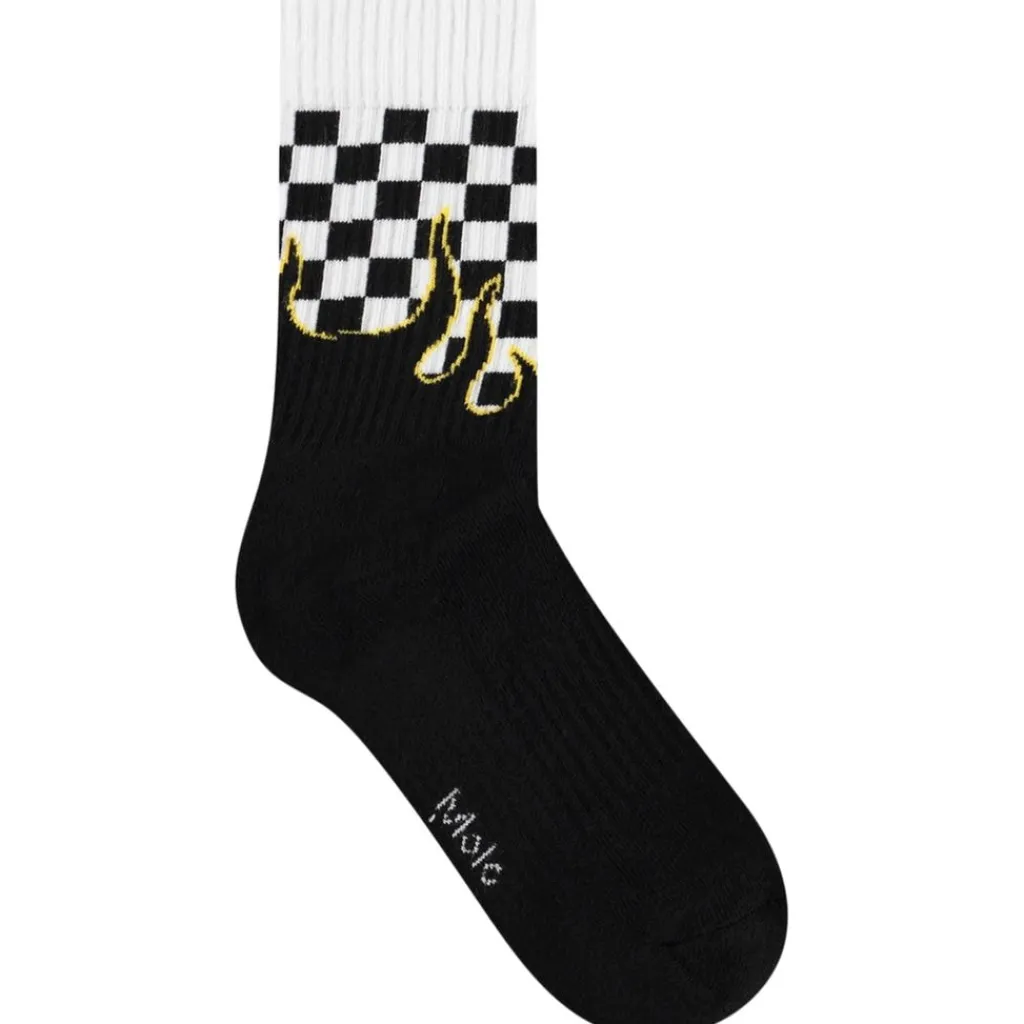 Best Norman 4-pack Socks Blue Flames Barn Underkläder