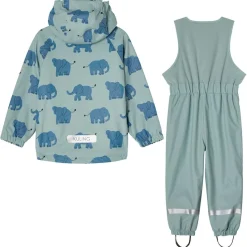 New Ottawa Fodrat Regnställ Sky Blue Elephant Regnställ
