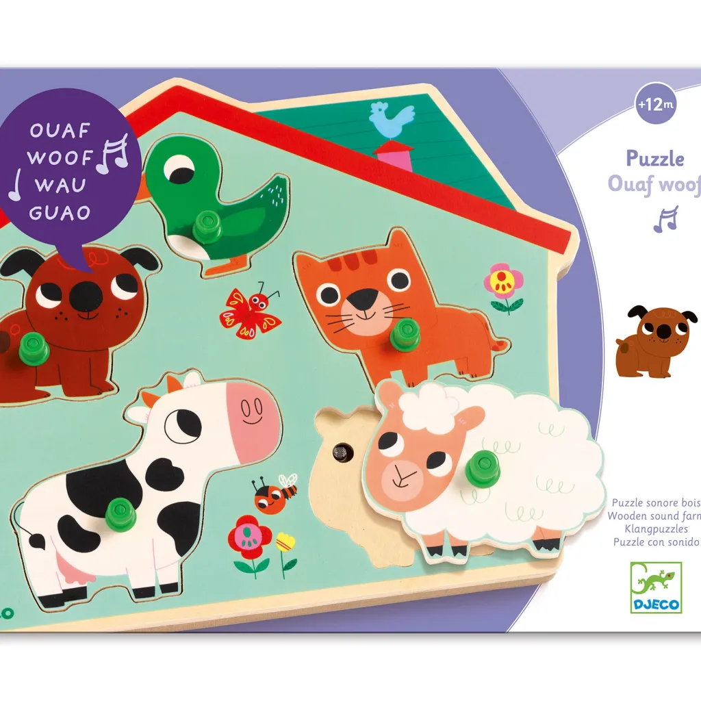 Best Ouaf Woof Ljudpussel Spel & Pussel