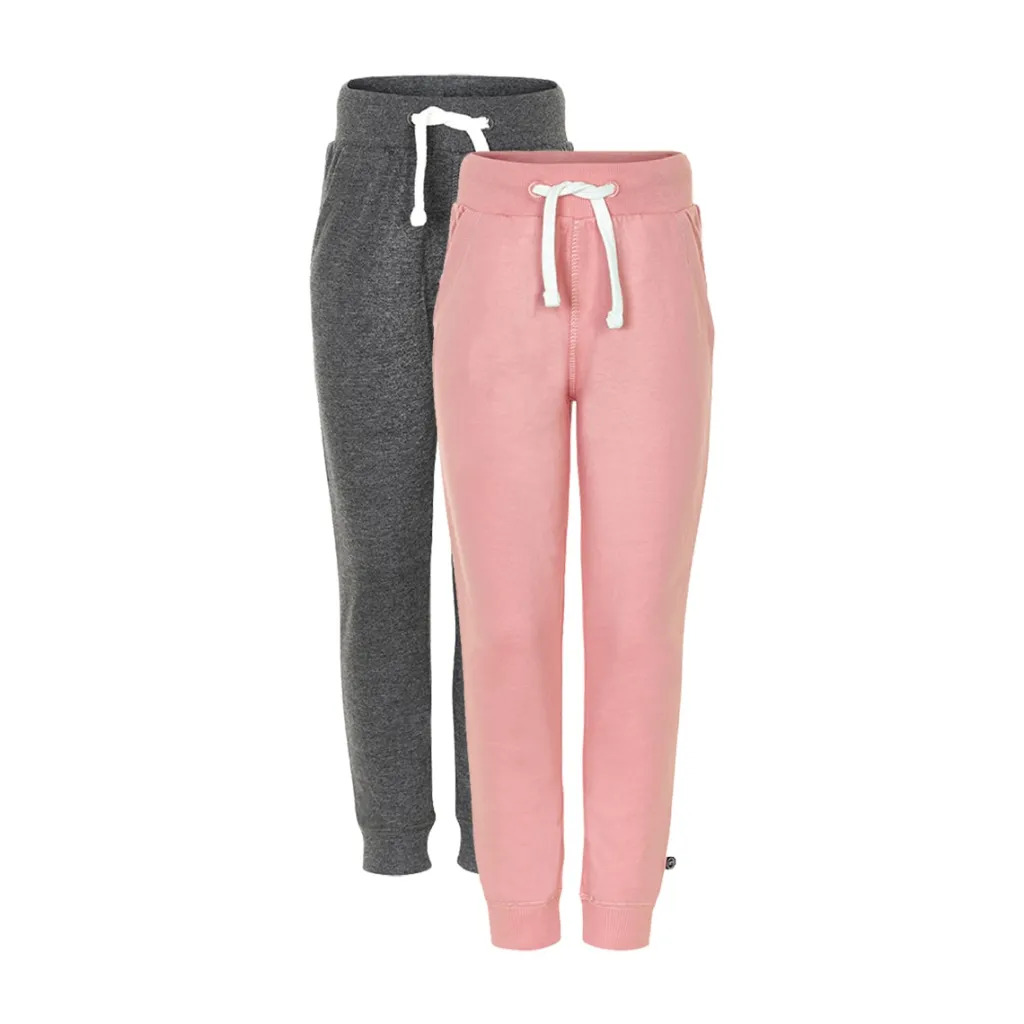 Discount 2-Pack Basic Mjukisbyxor Blush Barn Byxor & Shorts