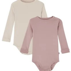 Sale 2-Pack Petter Baby Bodies Off White/Pink Mauve Barn Bodys & Bodysuits