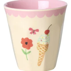 Sale 6-Pack Small Bägare I Melamin Pink Fun Fair Äta & Dricka