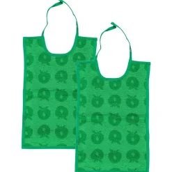 2-Pack Stora Bib Apples Green Nappflaskor & Hakklappar