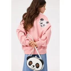 Best Panda Bear Handbag Crisp White Barn Accessoarer