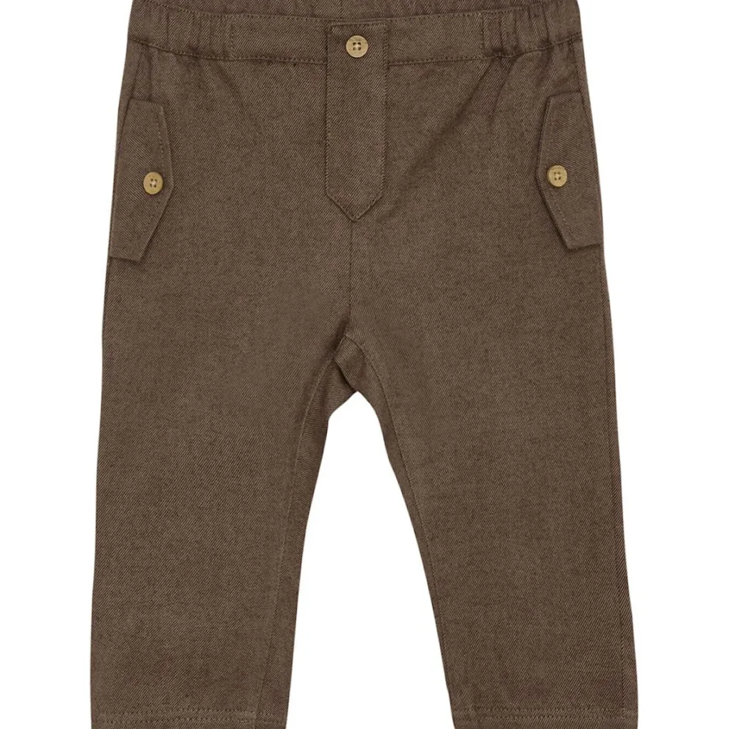 Pants Woven Chocolate Brown Barn Byxor & Shorts