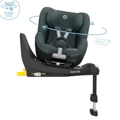Clearance Pearl 360 Bilbarnstol 3M-4Y / 0-17,4 Kg Authentic Graphite Barn Bilbarnstolar