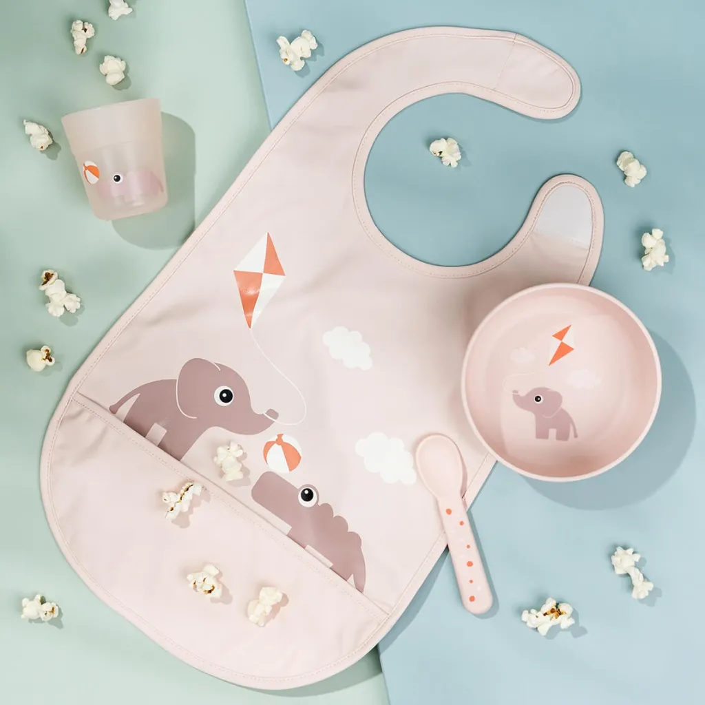 Best Playground Bib Med Kardborreband Powder Nappflaskor & Hakklappar