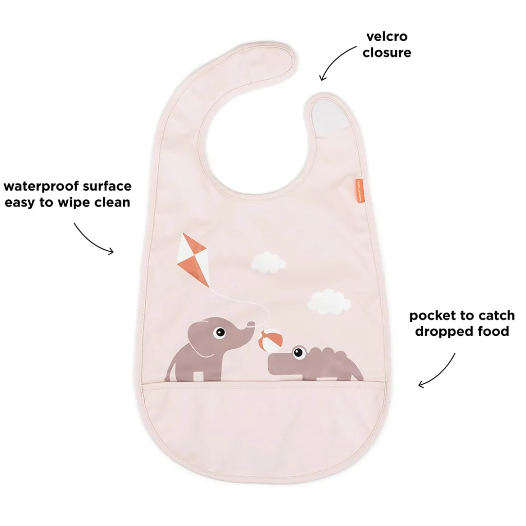 Best Playground Bib Med Kardborreband Powder Nappflaskor & Hakklappar