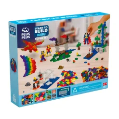 Discount ® Basic Lär Dig Bygga Super Set 1200 Bitar Byggklossar & Lego