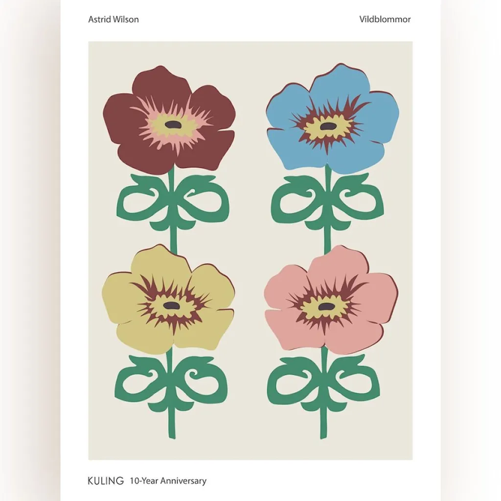 Discount Poster 50x70 X Astrid Wilson FSC Mix Affisch Barn Barnrumsaccessoarer