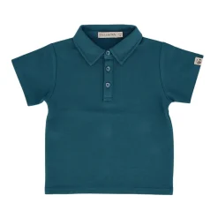Prehn Pikétröja Bluegreen Barn Tröjor & Toppar