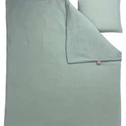 New Påslakanset Vagn/Vagga Muslin Frosty Green Bäddtextilier