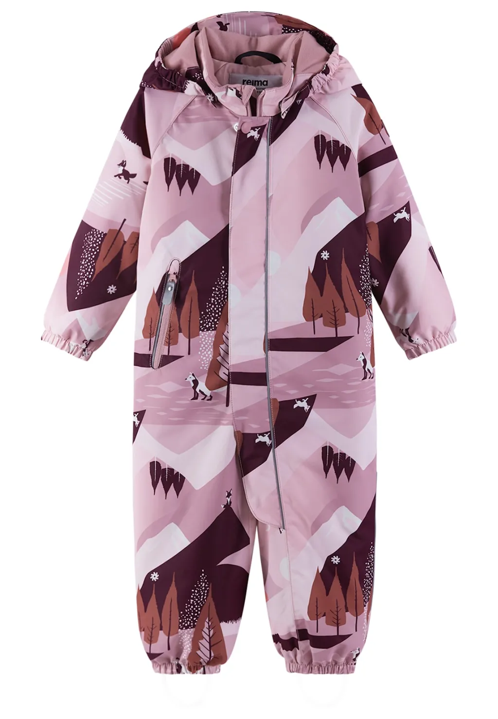 Puhuri tec Vinter Totalt Grey Pink Overaller