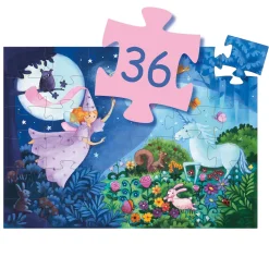 New Pussel Med Älvor Och Enhörningar - 36 Bitar Multi Spel & Pussel