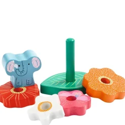 Outlet Puzz & Stack Happy 2-i-1 Avlastningspussel Och Stapelbar Leksak Spel & Pussel