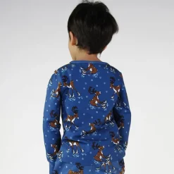 Outlet Raindeer Långärmad T-Shirt Federal Blue Barn Tröjor & Toppar