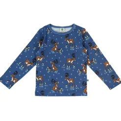 Outlet Raindeer Långärmad T-Shirt Federal Blue Barn Tröjor & Toppar